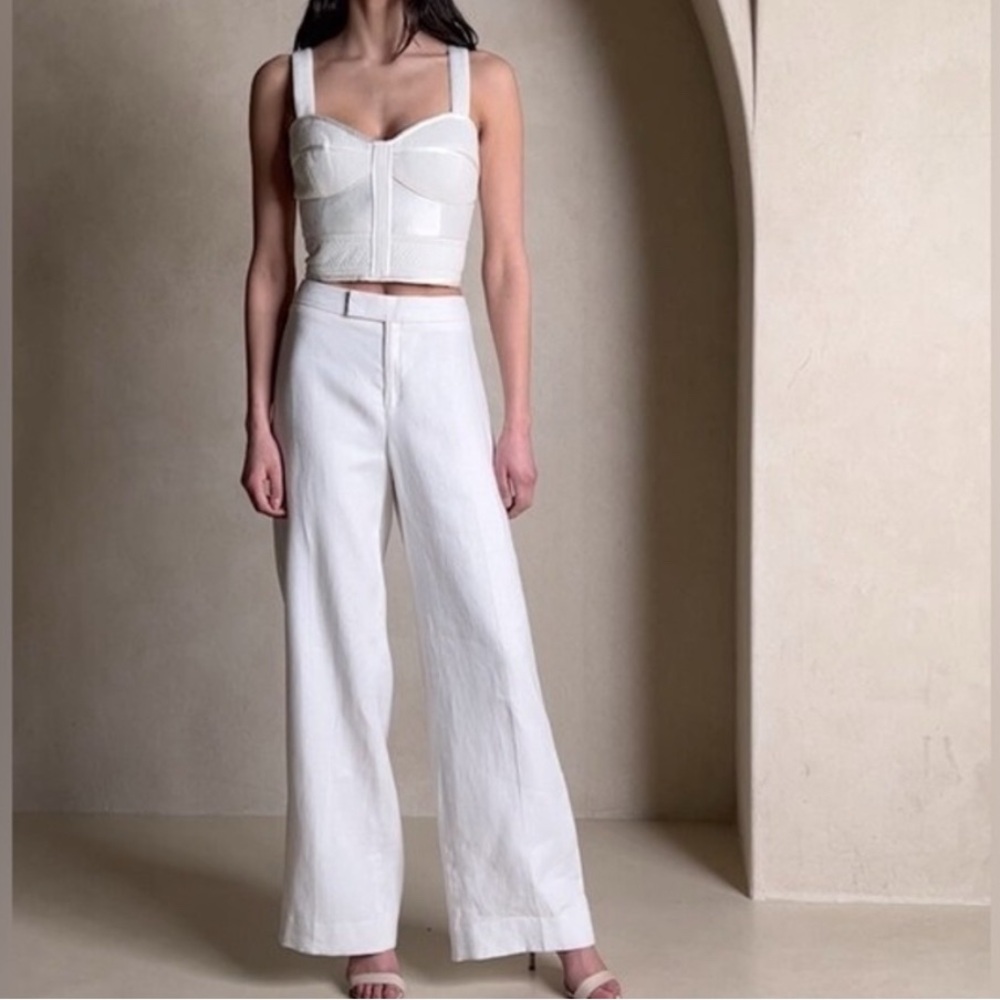 Banana Republic White Clover Bustier Top. NWT. Size 10